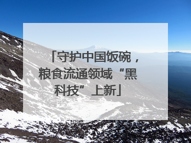 守护中国饭碗，粮食流通领域“黑科技”上新
